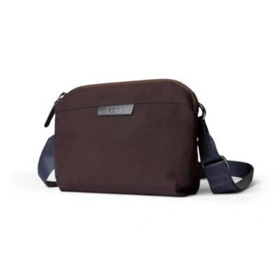 Image of Bellroy Tokyo Side Bag (slim, professional everyday crossbody, pouch, sling bag) DeepPlum