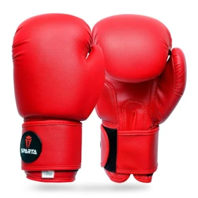 Image of Boxing Gloves Ideal for Training, Sparring, Kickboxing, Fighting, Punch Bag Mitts, Martial Arts, and Workouts Available in 6oz, 8oz, 10oz, 12oz, 14oz, 16oz Suitable Men Women (Red, 10oz)