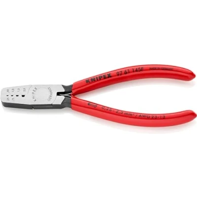 Image of Knipex Circlip Pliers for external circlips on shafts black atramentized, plastic coated 125 mm (self service card/blister) 46 21 A01 SB