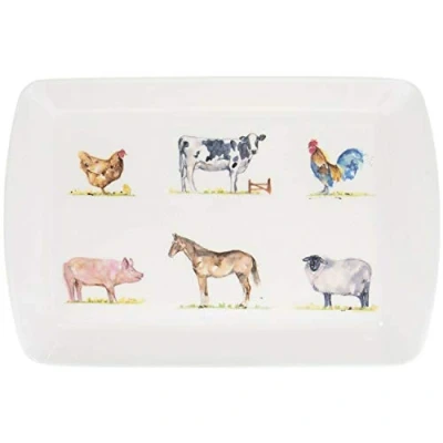 Image of Country Life Farm Design Small Melamine Food Lunch Tea