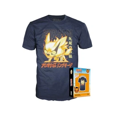 Image of Funko Boxed Tee: Naruto: Kurama Extra Large (XL) T Shirt Clothes Gift Idea Short Sleeve Top for Adults Unisex Men and Women Official Merchandise Fans