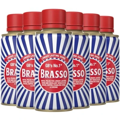 Image of Brasso Metal Polish, 175 ml (Pack of 6)