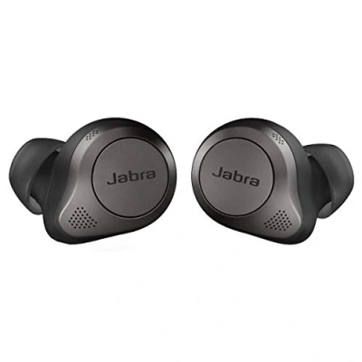 Image of Jabra Elite 85t True Wireless Earbuds Advanced Active Noise Cancellation with Long Battery Life and Powerful Speakers Charging Case Titanium Black (Renewed)
