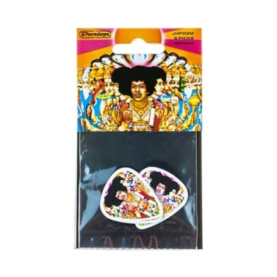 Image of Picks Jimi Hendrix Bold as Love Medium Pack of 6