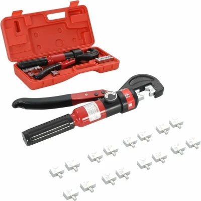 Image of vidaXL Hydraulic Crimping Pliers 4 6 8 10 16 25 35 70 mm²