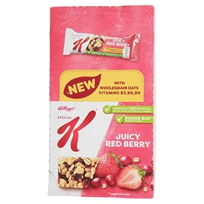 Image of Special K Red Berries Cereal Bar, 27 g (Pack of 30)