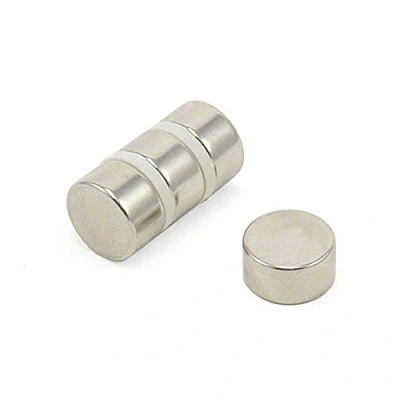 Image of N42 Neodymium Magnet for Arts, Crafts, Model Making, DIY, Hobbies, Office and Home 15mm dia x 8mm thick 6.9kg Pull Pack of 40