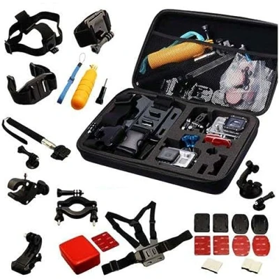 Image of Navitech 30 in 1 Action Camera Accessories Combo Kit With EVA Case Compatible WOLFANG GA120 4K 20MP