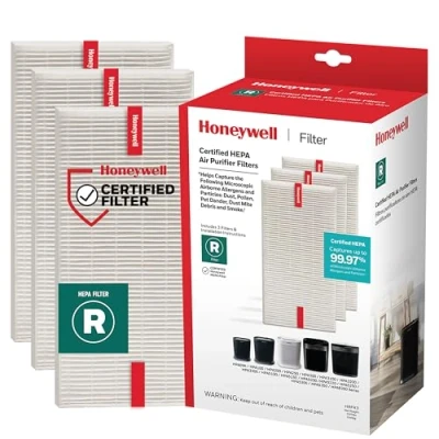 Image of Honeywell Filter R True HEPA Replacement 3 Pack, HRF R3 by Kaz
