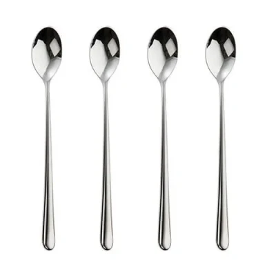 Image of Robert Welch Kingham Bright Long Handled Spoon 4 Piece Set