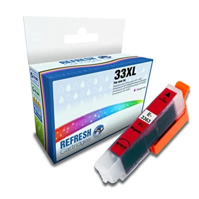 Image of Refresh Cartridges Remanufactured Ink Cartridge Replacement for Epson 33xl /T3363 (Magenta)