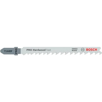 Image of Bosch 25x Jigsaw Blade T 144 DF Speed for Hard Wood (for Wood, Straight Cuts, Professional Accessories Jigsaw)