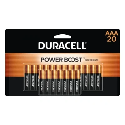 Image of Duracell Coppertop AAA Alkaline Batteries, 20 Count