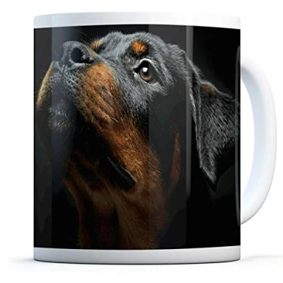 Image of Beautiful Rottweiler Dog Drinks Mug Cup Kitchen Birthday Office Fun #8616