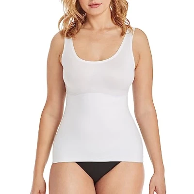 Image of Maidenform Women&#039;s Comfort Devotion Camisole Shapewear Top, White (White), XL