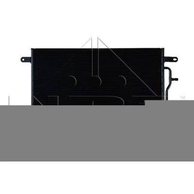 Image of 8E0260401D, 8E0260403D Condenser NRF EASY FIT 35465 with seal ring 18mm 15,4mm Aluminium 565mm AUDI: A4 B6 Avant, A6 C5 Avant