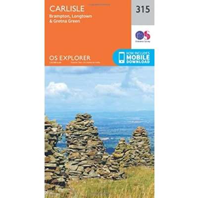 Image of Explorer 315 Carlisle Map With Digital Version