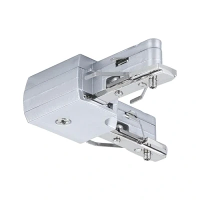 Image of Paulmann 97648 URail L connector62x62 mm max. 1000W chrome matt rail system