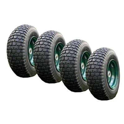 Image of Set of 4 Garden Trolley Replacement Wheels (12 Inch 30cm)