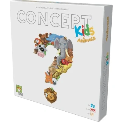 Image of Repos Production Concept Kids: Animals Board Game Ages 4+ 2 to 12+ Players 20 Minutes Playing Time