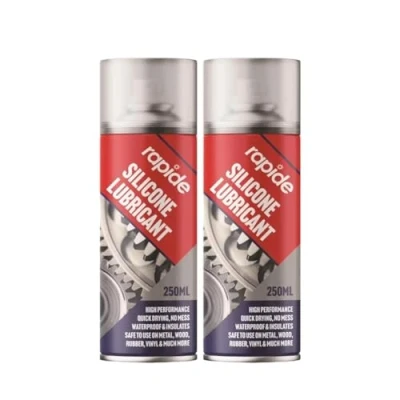 Image of PNJB Silicone Spray Lubricant, All Weather Protection, Multi Purpose, Repels Dirt &amp; Moisture, Fast Drying, Vinyl Material,250ML (2PCS)
