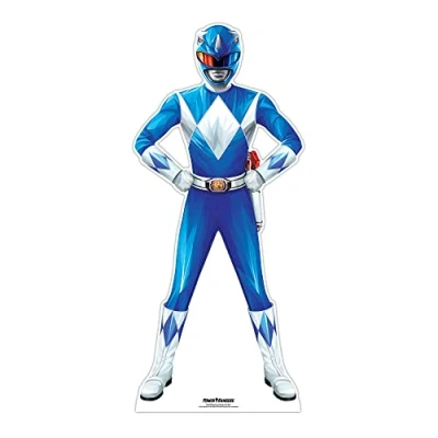 Image of Star Cutouts SC4340 Power Ranger Blue Mini Small Cardboard Cutout