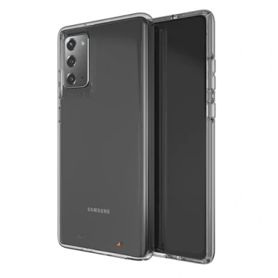 Image of Gear 4 Crystal Palace Phone Case Compatible with Samsung Galaxy Note 20 Case, Advanced Impact Protection Integrated D3O Technology, Anti Yellowing, Cover Transparent