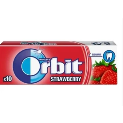 Image of 10 30 Packs of Original WRIGLEY&#039;S Orbit/Extra Chewing Gum Fresh Stock (Orbit Strawberry, Pack)