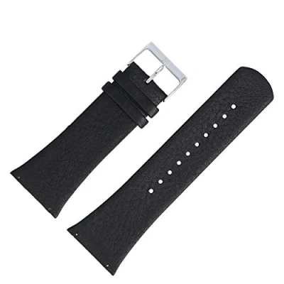 Image of Skagen SKW6070 Watch Strap 28 mm Leather Black
