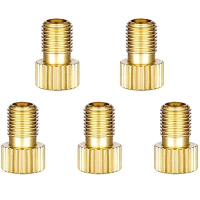 Image of MMOBIEL 5 x Presta to Schrader Valve Adaptors for Bike and Car Valves Inflating Tire