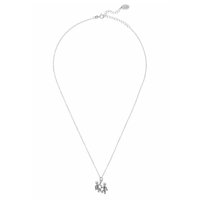 Image of Latelita Zodiac STAR SIGN Gemini Necklace, Women&#039;s, Size: One Size, Silver