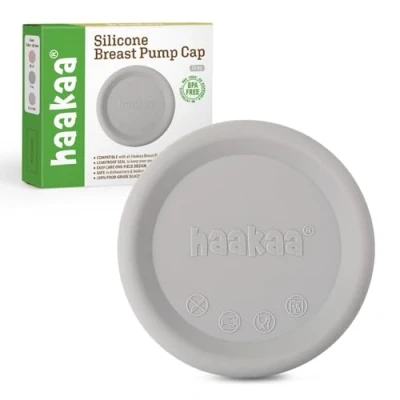 Image of Haakaa Lid New Upgrade Breast Pump Silicone Fits All Pumps Generation 1/2/3 Leakproof Dustproof 100% Food Grade BPA PVC and Phthalate Free