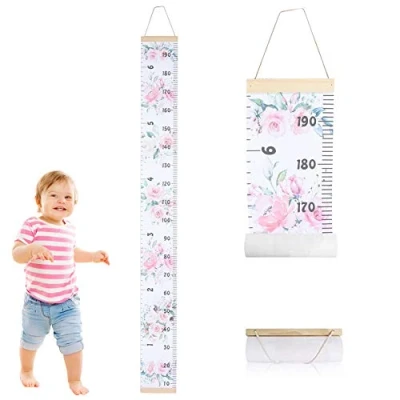 Image of Height Growth Chart for Kids, Children Measure Portable Cute Wall Sticker Home Room Decoration Toddlers Babies (#3)