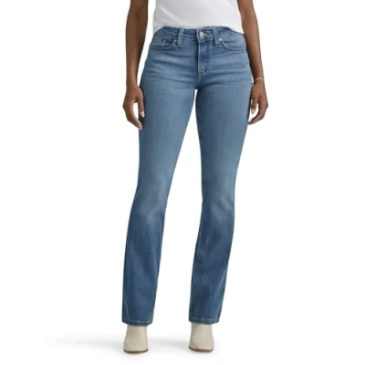 Image of Lee Women&#039;s Regular Fit Bootcut Jean, Heritage Fade, 12