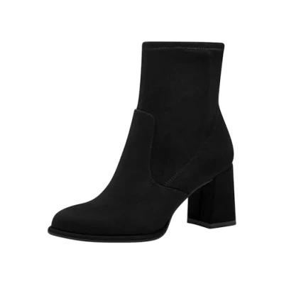 Image of Tamaris 12505743 004 Classic ankle boots, Women&#039;s, Size: 7.5, Black suede Textile