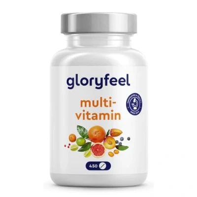 Image of Multivitamins &amp; Minerals 450 Vitamin Tablets (15 Months Supply) High Dose Multivitamin for Men Women Immunity Supplements with All Essential Active Vitamins and A Z