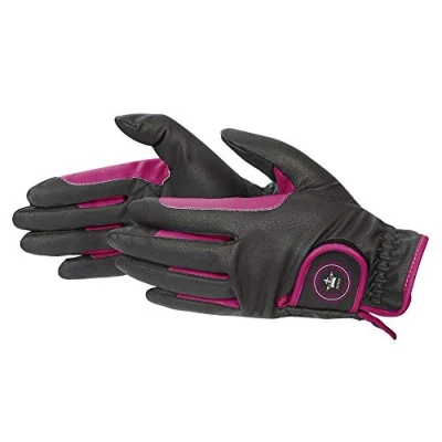 Image of PFIFF 101951 Ladies Winter Riding Gloves Black/Pink S
