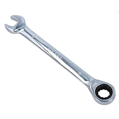 Image of AB Tools US Pro 15mm Metric MM Combination Gear Ratchet Spanner Wrench 72 Teeth