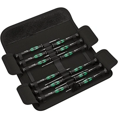 Image of Wera 73675 Kraftform Micro Precision Screwdriver Set, 12 Pieces