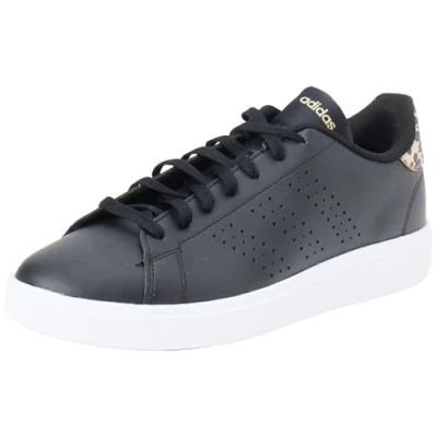Image of adidas Women&#039;s Advantage Base 2.0 Shoes Non Football Low, core Black/core Black/Magic Beige, 5 UK