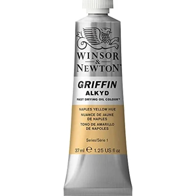Image of Winsor &amp; Newton Griffin Alkyd Oil Paint, Naples Yellow Hue, 37ml Tube