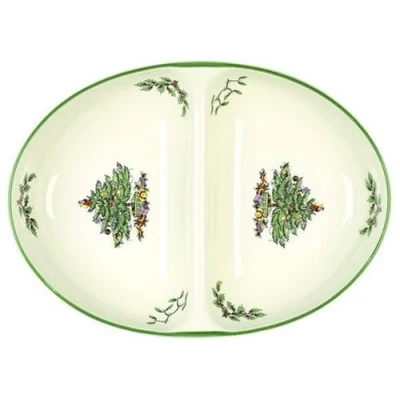 Image of Spode Christmas Tree Divided Dish
