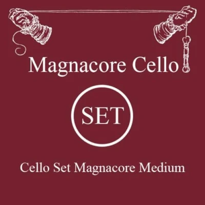 Image of Larsen Cello Strings Magnacore Set Medium