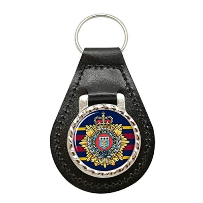 Image of Giftshop UK Royal Logistics Corps, British Army Leather Key Fob