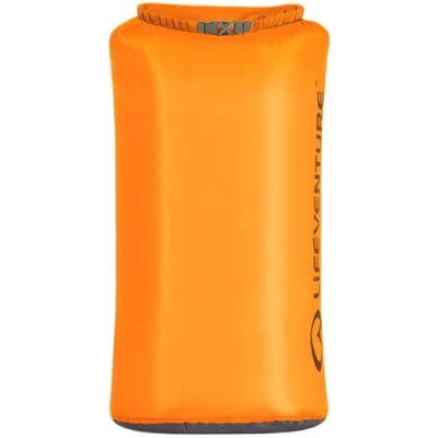Image of Lifeventure Ultralight 75 Litre Dry Bag, Siliconized Rip Stop Fabric With Fully Taped Seams Lightweight Waterproof Sack For Kayaking Camping Hiking Travelling Boating Water Sports,Orange