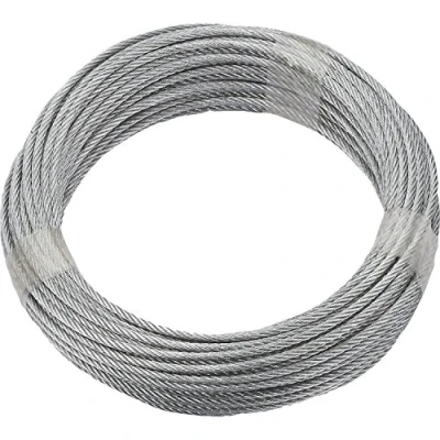 Image of Quick Fit Steel Cable Galvanised Diameter 4 mm Length 20 m; 6x7, 190382