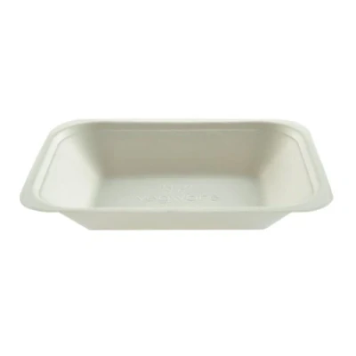 Image of Vegware VW C2 Bagasse Chip Tray, Medium, 7&quot; x 5&quot; Pack of 500