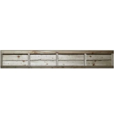 Image of NEW 6ft x 1ft Wooden Premier Larch Lap Pressure Treated (Tanalised) Garden Fence Panel (1830mm 300mm 183cm 30cm)