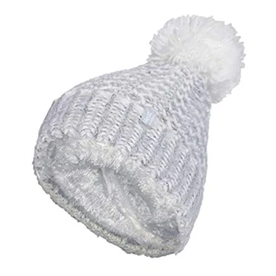 Image of HEAT HOLDERS Ladies Nordic Knit Fleece Lined Cuffed Thermal Winter Bobble Hat with Pom (One Size, Light Grey (Lund))