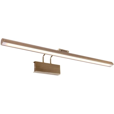 Image of Litho Led Picture Light Bronze Brushed, Plastic Matt